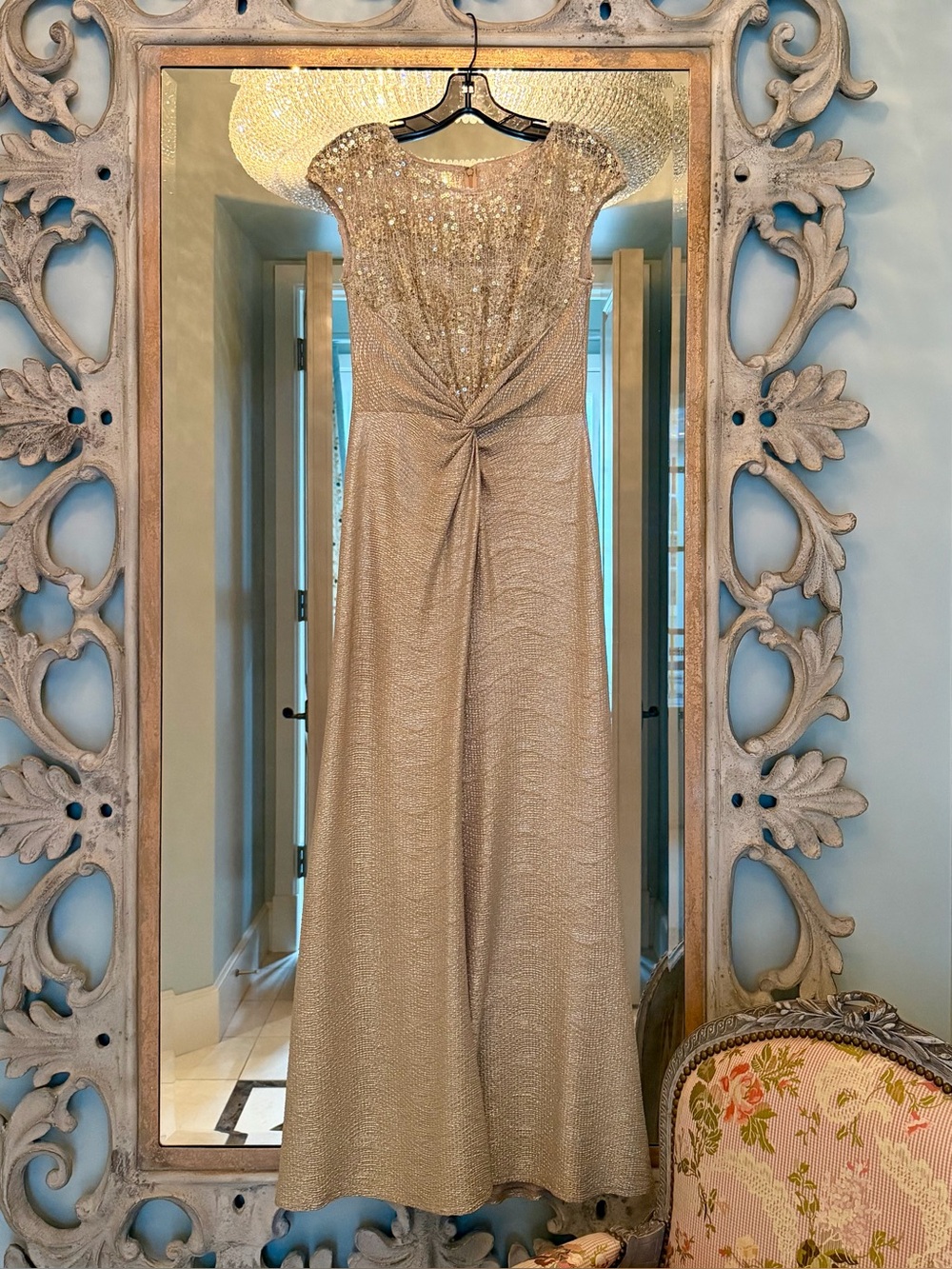 David Meister Matelasse Dress